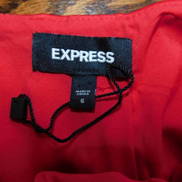 Satin Red Skirt - Picture 6 of 6